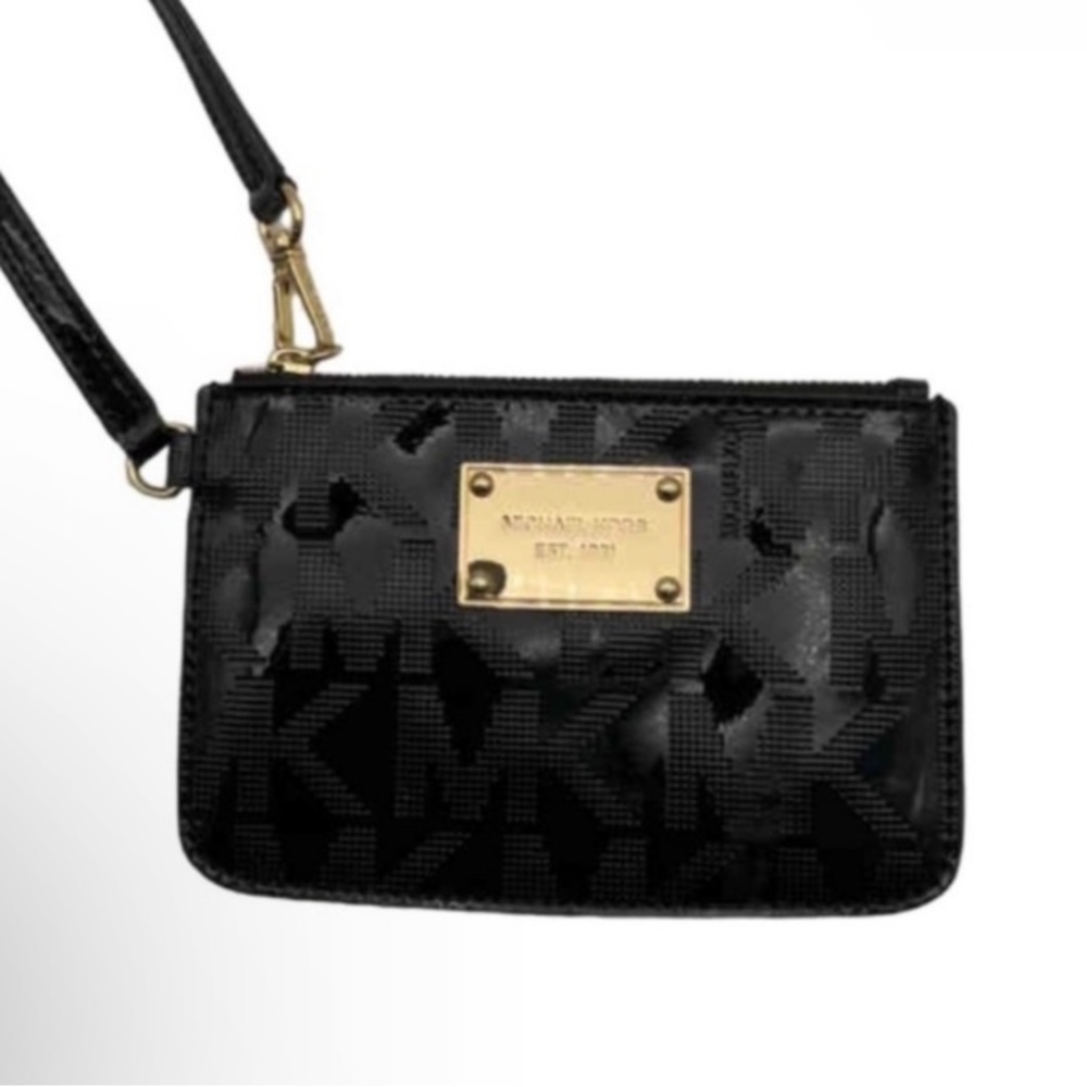 SOLD!! Michael Kors Grayson Medium Chain Signature Satchel, Wristlet, & Dust Bag - Picture 2 of 14